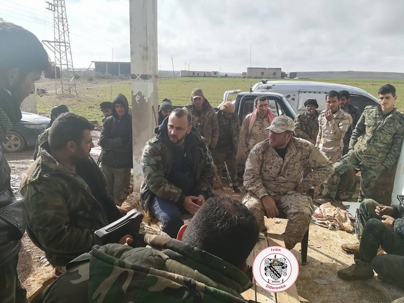 Nhóm đặc nhiệm lực lượng Tiger trên chiến trường Idlib - ảnh Ivan Sidorenko