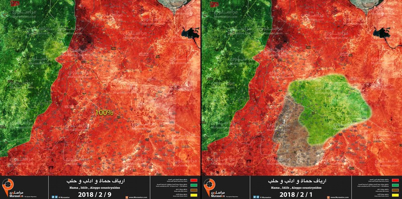 Toàn cảnh chiến trường Hama, Idlib, Aleppo sau 9 ngày tấn công. Ảnh Masdar News