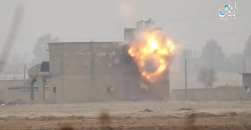 IS tấn công chiến tuyến của lực lượng SDF trên vùng nông thôn phía đông Euphrates - ảnh minh họa video