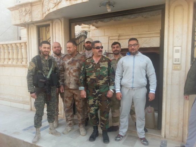 Ban chỉ huy lữ đoàn 104 Vê binh Cộng hòa ở Deir Ezzor. Ảnh minh họa Masdar News
