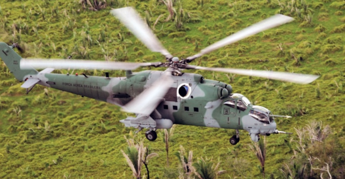  Trực thăng chiến đấu Mi-35M "Krokodil". Ảnh minh họa của trang Quwa.or