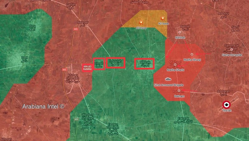 Lực lượng Tiger đánh chiếm thị trấn chiến lược  al-Harak thuộc vùng nông thôn Daraa, chuẩn bị giải phóng 3 làng khác