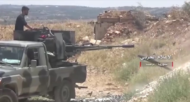 Quân đội Syria tiến công trên chiến trường ngoại ô Daraa