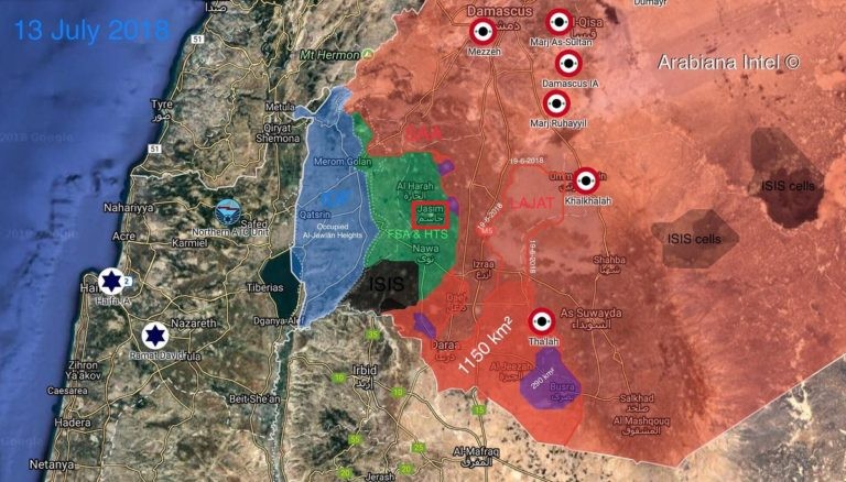 Tình hình chiến sự tỉnh Daraa, ảnh South Front