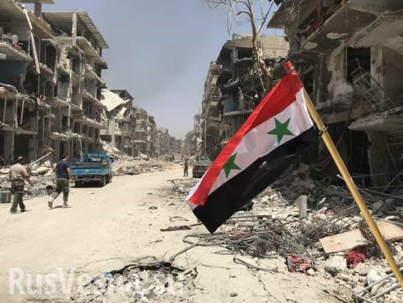 Vùng giải phóng Aleppo Syria. Ảnh minh họa Rusvesna