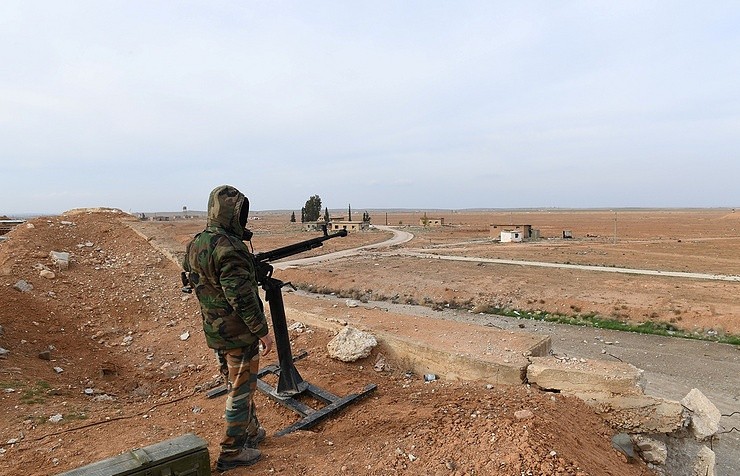 Binh sĩ quân đội Syria trên chiến trường tỉnh Idlib. Ảnh minh họa South Front