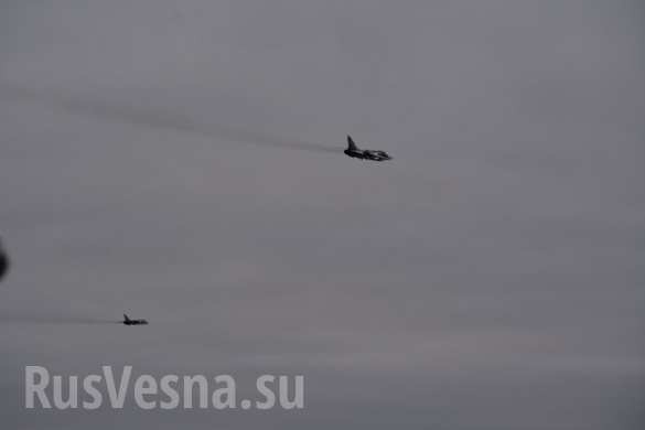 Máy bay ném bom chiến trường Su-24 trên biển Baltic. Ảnh minh họa Rusvesna