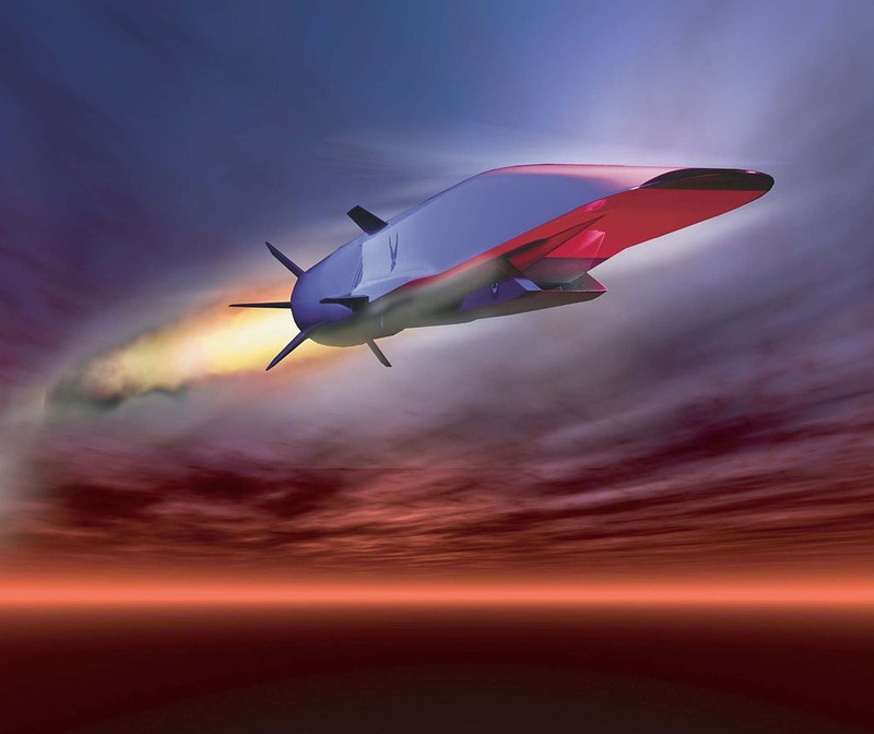 Máy bay không người lái tốc độ siêu thanh Boeing X-51 WaveRider. Ảnh: Popular Mechanics.