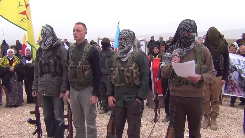 Những du kích quân người Kurd ở Afrin. Ảnh minh họa: Masdar News.