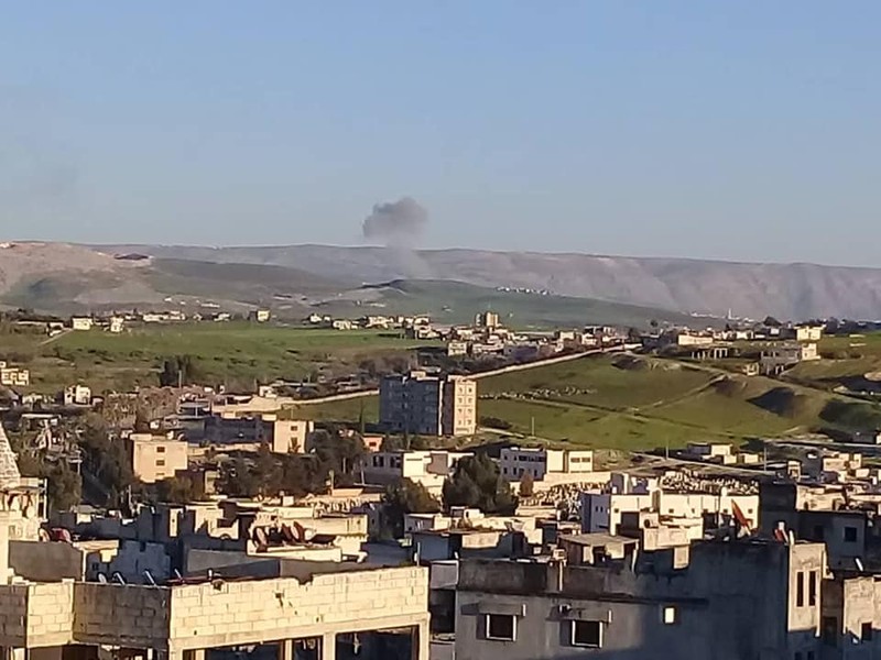 Không quân Nga không kích trên chiến trường Idlib.