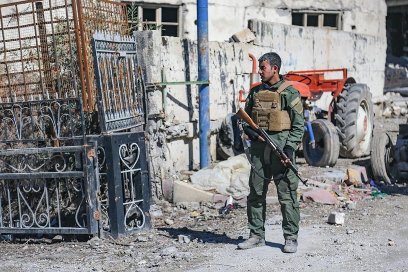 Một du kích quân người Kurd trong khu vực bị FSA chiếm đóng ở Afrin. Ảnh minh họa: South Front.
