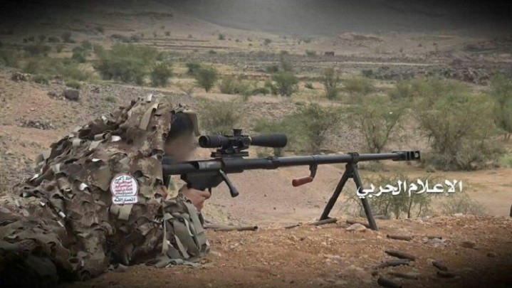 Một xạ thủ bắn tỉa của lực lượng kháng chiến Houthi. Ảnh minh họa South Front