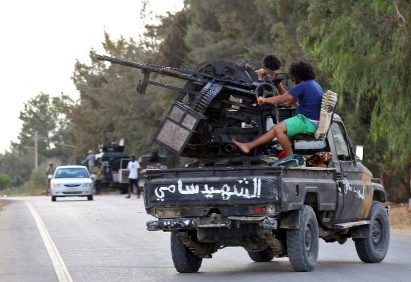 Chiến binh dân quân lực lượng GNA chiến đấu ở Libya. Ảnh minh họa South Front