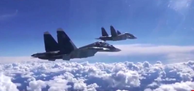 Không quân Nga xuất kích trên không phận miền bắc Hama. Ảnh minh họa South Front