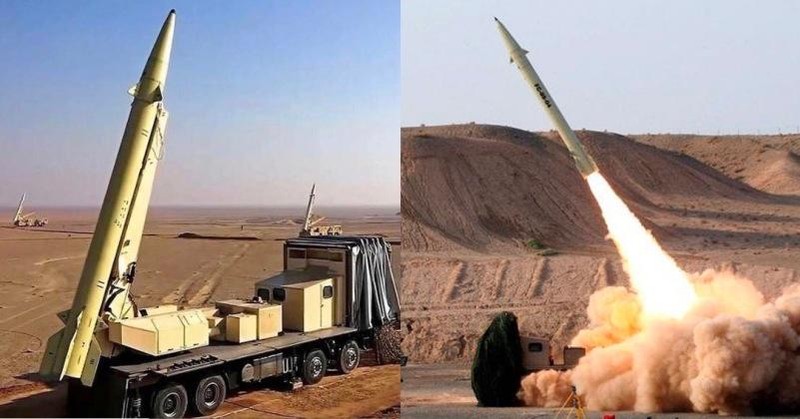 Tên lửa đạn đạo tầm ngắn Fateh-110 của Iran. Ảnh Military Watch.