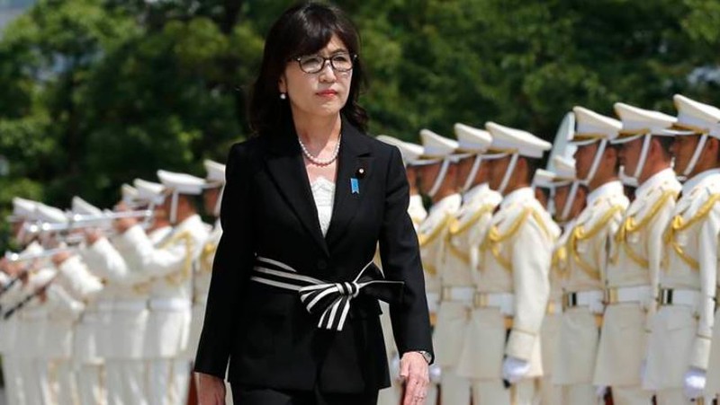 Bà Tomomi Inada, Tân Bộ trưởng Quốc phòng Nhật Bản. Ảnh: Indiaexpress