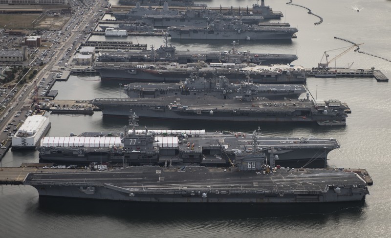 Các tàu sân bay của Hải quân Mỹ.