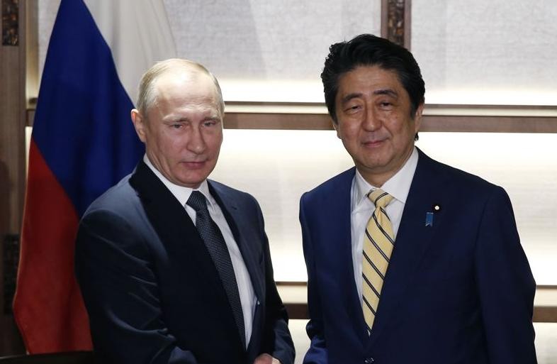 Tháng 12 năm 2016, Tổng thống Nga Vladimir Putin thăm Nhật Bản. Ảnh: Washington Times