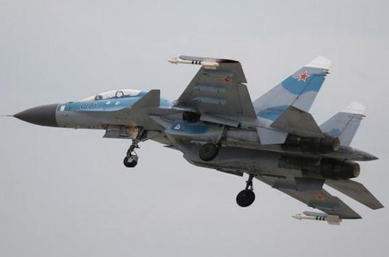 Máy bay chiến đấu Su-35 Nga. Ảnh: Sina