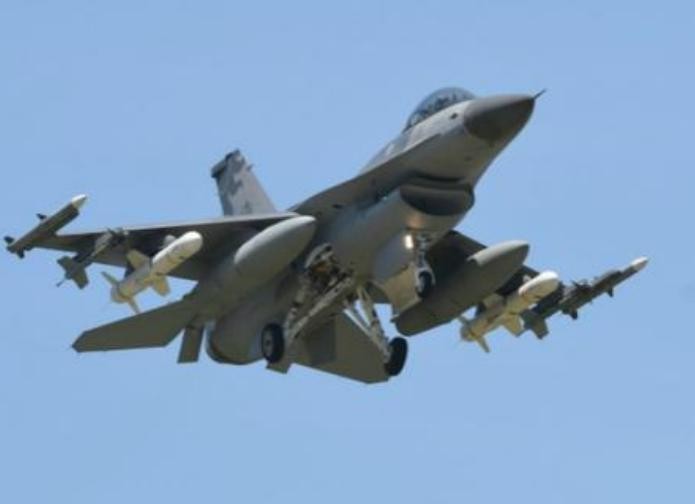 Máy bay chiến đấu F-16 của Không quân Đài Loan. Ảnh: Sina
