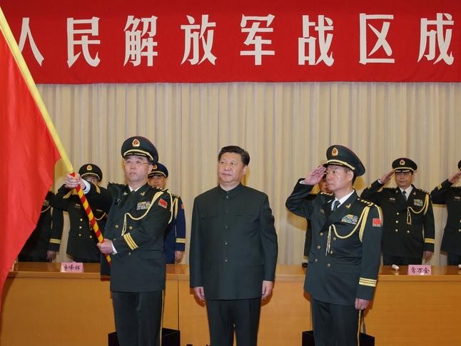 Chủ tịch Trung Quốc Tập Cận Bình coi trọng cải cách quân đội. Ảnh: Dwnews