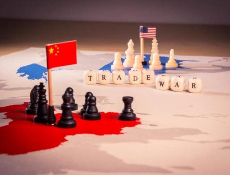 Chiến tranh thương mại Trung - Mỹ. Ảnh: Chinatimes.