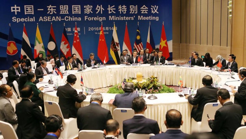 Một cuộc họp giữa quan chức ASEAN và Trung Quốc (ảnh minh họa)