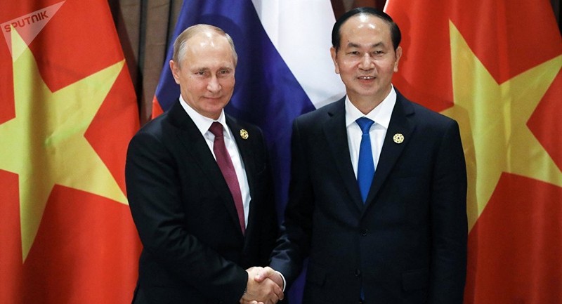 Chủ tịch nước Trần Đại Quang và Tổng thống Nga Putin