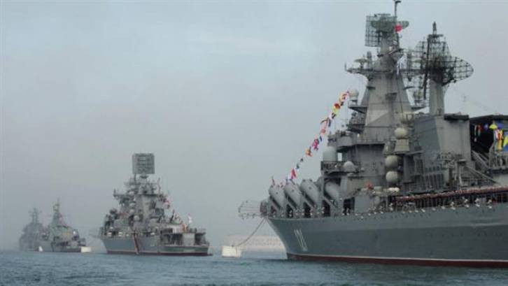 Đội hình chiến hạm Nga tại Syria
