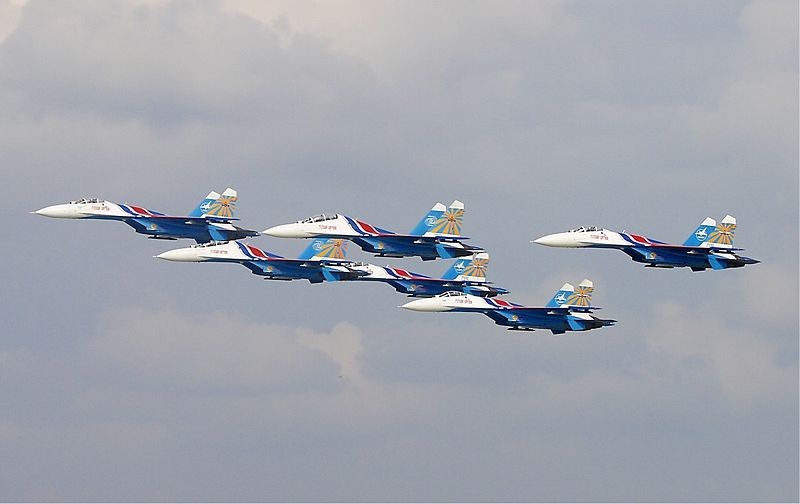 Phi đội Su-27 Tráng sĩ Nga nổi tiếng