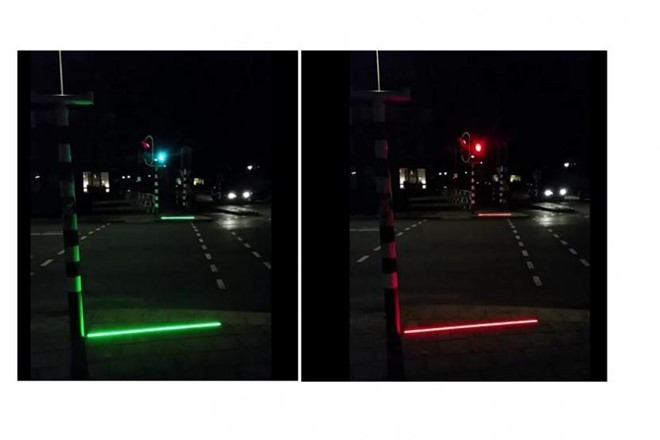 Đèn tín hiệu giao thông của tương lai. Ảnh: TheVerge.