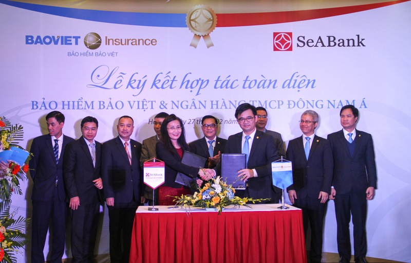 Tổng công ty bảo hiểm Việt Nam và Ngân hàng TMCP Đông Nam Á  ký thỏa thận hợp tác toàn diện