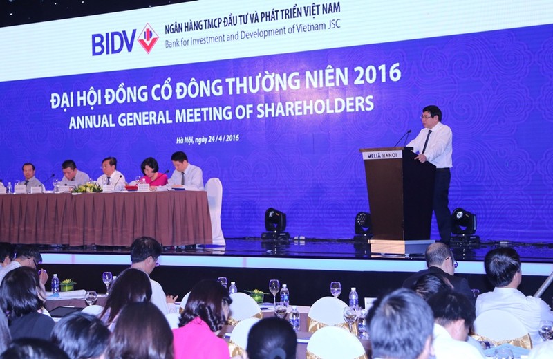 Đại hội đồng cổ đông thường niên BIDV năm 2016