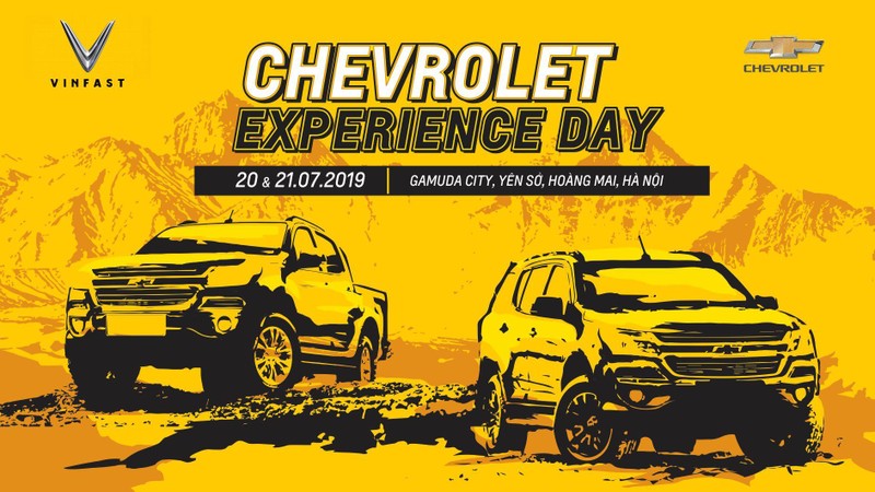 Những người tham gia sự kiện Chevrolet Experience Day sẽ được trải nghiệm hai dòng xe bán tải Colorado và SUV Trailblazer