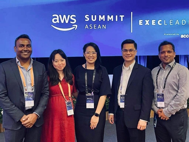 Ông Nguyễn Anh Tuấn tại Tọa đàm AWS Summit ASEAN 2022