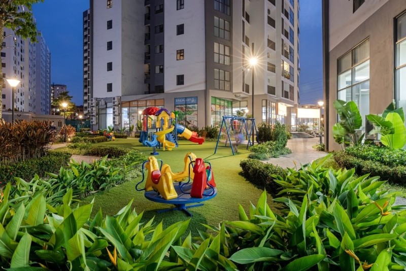  Không gian xanh cùng nhiều tiện ích dành cho cư dân của tổ hợp chung cư dự án Le Grand Jardin