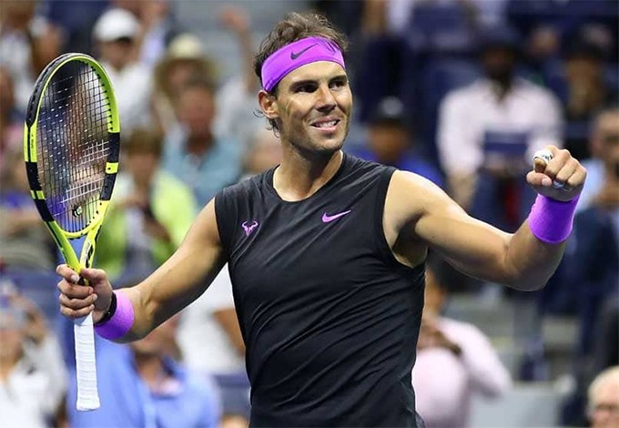 Trên đường tiến vào chung kết US Open 2019, Rafael Nadal chỉ để thua đúng 1 set đấu trước Marin Cilic ở vòng 4. Ảnh AP.