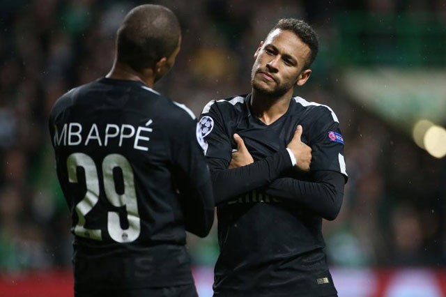 Neymar và Mbappe đều chuyển đến PSG vào hè 2017 lần lượt với tư cách cầu thủ đắt nhất và đắt nhì thế giới bóng đá. Ảnh PSG.