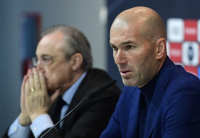 Liệu HLV Zinedine Zidane có rời sân Santiago Bernabéu ? Ảnh RM