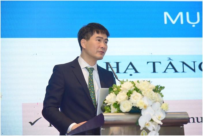 Ông Nguyễn Phong Nhã phát biểu tại Hội thảo. Ảnh Mic