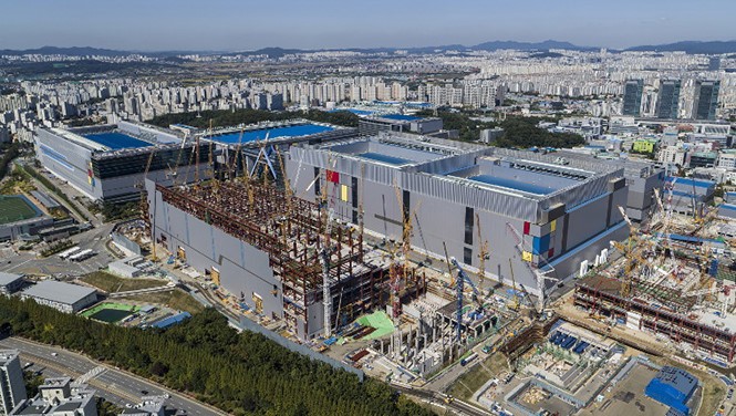 Nhà máy sản xuất chip 7nm LPP của Samsung đã bắt đầu đi vào hoạt động. ẢNH: SAMSUNG