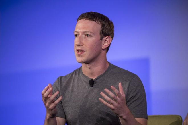 CEO Facebook Mark Zuckerberg. ẢNH: BLOOMBERG