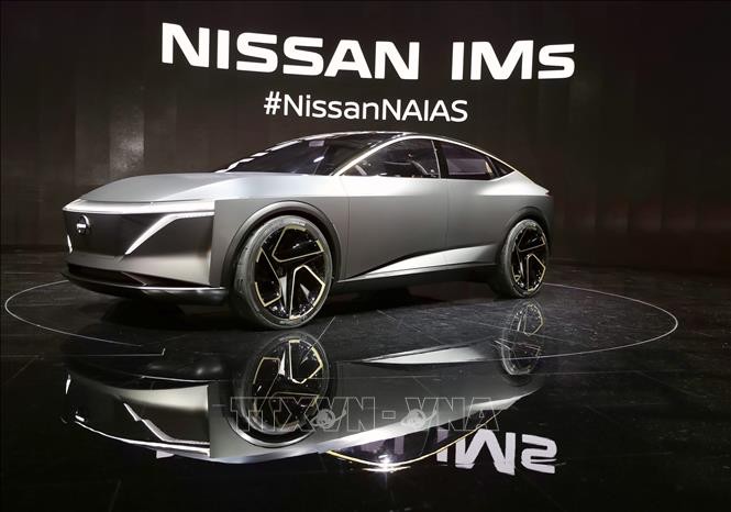 Mẫu ô tô của hãng Nissan được giới thiệu tại Triển lãm ô tô quốc tế Bắc Mỹ ở Detroit, Mỹ, ngày 14/1/2019. Ảnh: THX/TTXVN