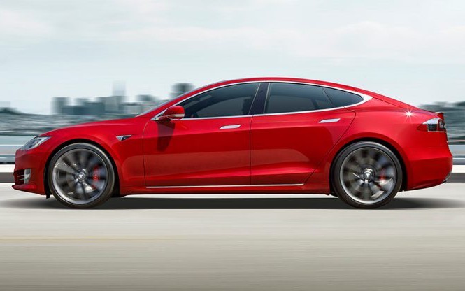 Một mẫu ô tô điện của Tesla