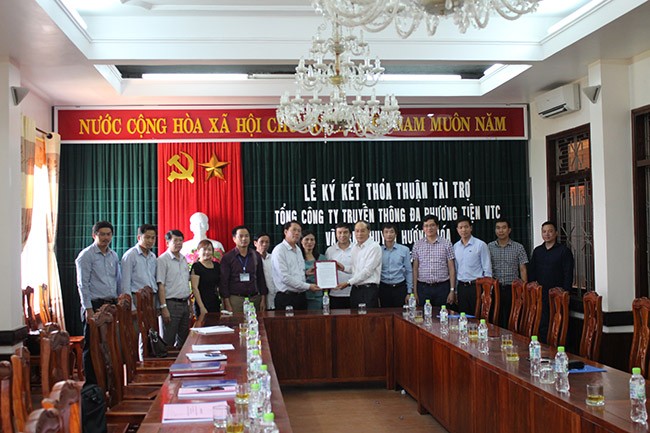 Lễ ký thỏa thuận tài trợ xây dựng điểm trường mầm non tại Hướng Hóa, Quảng Trị
