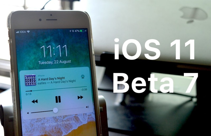 iOS 11 beta 7 vừa được Apple gửi đến những người tham gia thử nghiệm (ảnh: iPhone Hacks)