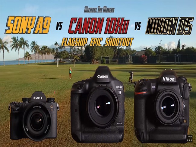 Các máy ảnh flagship của Sony, Canon và Nikon (ảnh: PetaPixel)
