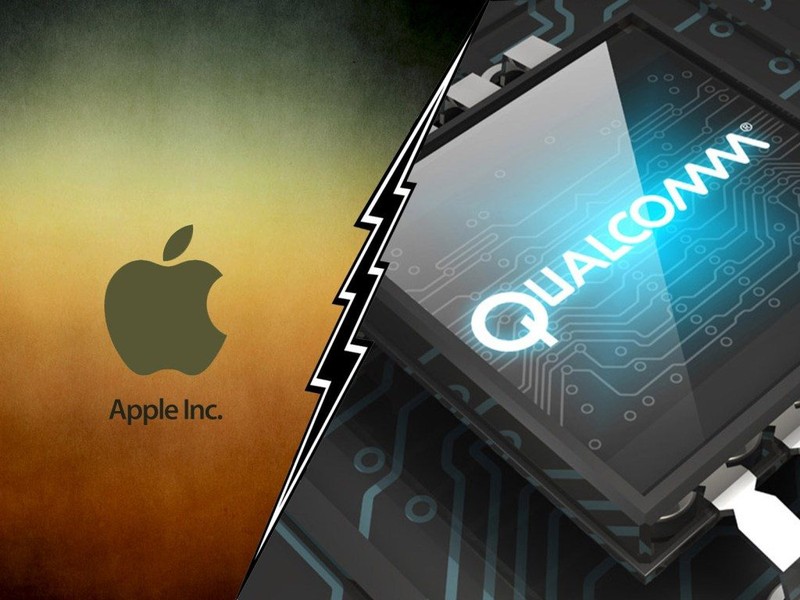 Mối quan hệ giữa Apple và Qualcomm đang rất căng thẳng (ảnh: Tech Juice)