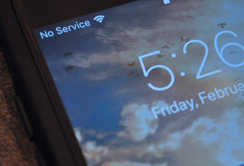 iPhone 7 bị lỗi "Không có dịch vụ" (ảnh: TechCrunch)