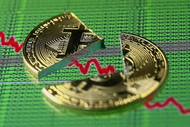 Giá Bitcoin vẫn đang tiếp tục giảm và mức giá này được cho là hòa vốn đối với các thợ đào coin (ảnh Star Online)